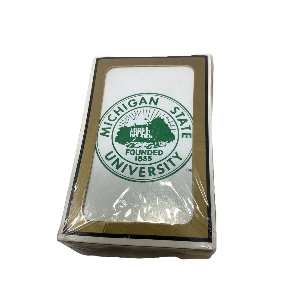 Vintage Michigan State University Gemaco Playing Cards Unopened